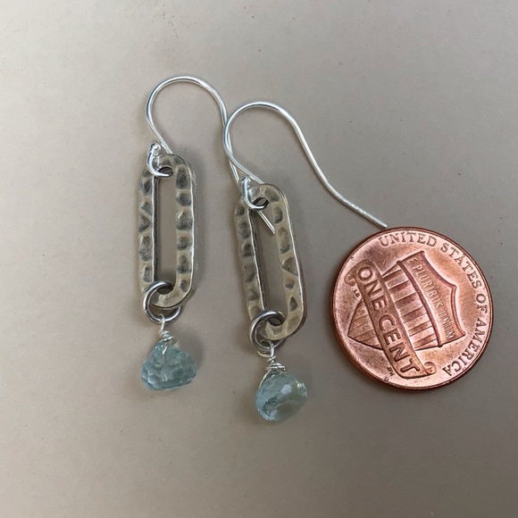 Aquamarine Sundance Charm Earrings - Picture 7 of 9